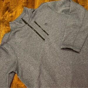 Timberland 1/4 Zip Pullover Sweater Blue Grey XXL Men’s Knit Warm Cozy